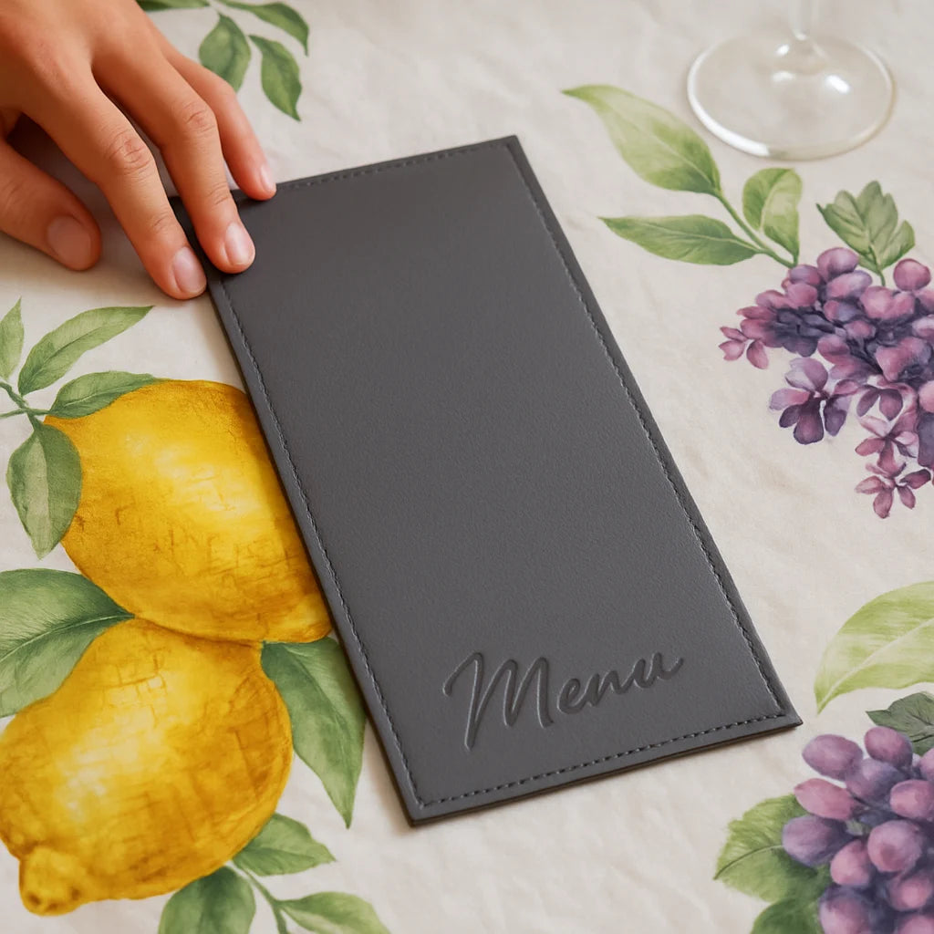 Dark Grey Leather Accessory